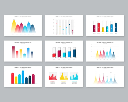 CHARTS Infographics Bundle <br> Ready to Use Infographics - Image 5
