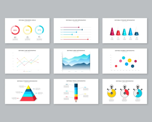 CHARTS Infographics Bundle <br> Ready to Use Infographics - Image 8