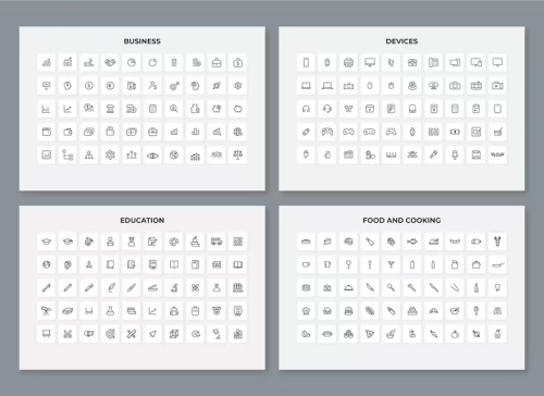 Vector Icons Bundle <br> Ready to Use Icons - Image 9