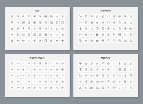 Vector Icons Bundle <br> Ready to Use Icons - Image 10