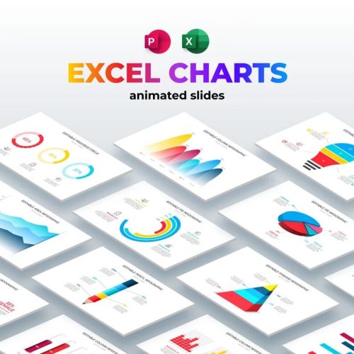 CHARTS Infographics Bundle <br> Ready to Use Infographics - Image 2